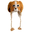 Nirvana Designs Crochet Lucy Puppy Hat In White Combo