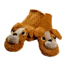 Nirvana Designs Crochet Lucy Puppy Mittens In White Combo
