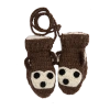 Nirvana Designs Crochet Monkey Mittens In White Combo