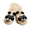 Nirvana Designs Crochet Panda Mittens In White Combo