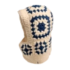 Nirvana Designs Crochet Patch Hood In White