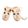 Nirvana Designs Crochet Rabbit Mittens In White