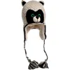 Nirvana Designs Crochet Rockey Racoon Hat In White