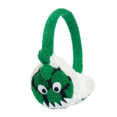 Nirvana Designs Dinosaur Earmuffs In Green