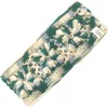 Nirvana Designs Flower Crochet Headband- Multi's In Emerald Multi