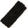 Nirvana Designs Flower Crochet Headband- Solids In Black