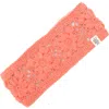 Nirvana Designs Flower Crochet Headband- Solids In Coral