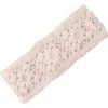 Nirvana Designs Flower Crochet Headband- Solids In Linen