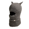 Nirvana Designs Hood With Horns In Ash