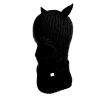 Nirvana Designs Hood With Horns In Black