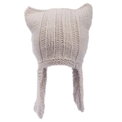 Nirvana Designs Illyrian Helmet Earflap Hat In Linen