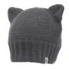 Nirvana Designs Kitty Ear Hat In Charcoal