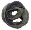 Nirvana Designs Lined Infinity Scarf In Olive