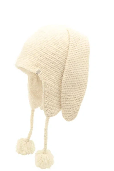 Nirvana Designs Long Ear Puppy Hat In White