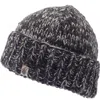 Nirvana Designs Marbled Rib Fold Beanie In Army