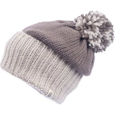 Nirvana Designs Masha Pom Slouch In Brown
