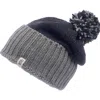 Nirvana Designs Masha Pom Slouch In Charcoal