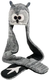 Nirvana Designs Owl Hatscarf In White