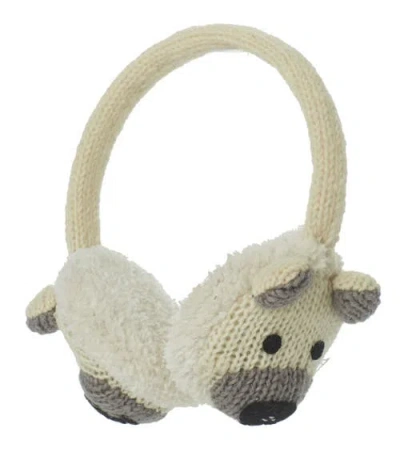 Nirvana Designs Polar Bear Earmuffs In White