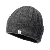 Nirvana Designs Ribbed Beanie In Charcoal