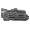 Nirvana Designs Ribbed Mittens In Ash