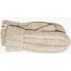 Nirvana Designs Ribbed Mittens In Linen