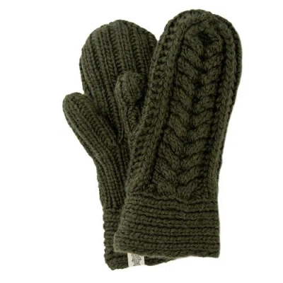 Nirvana Designs Soho Mittens In Olive
