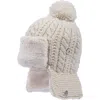 Nirvana Designs Trapper Hat W/ Pom In White
