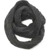 Nirvana Designs Trinitas Lined Infinity Scarf In Charcoal