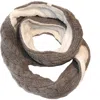 Nirvana Designs Trinitas Lined Infinity Scarf In Cocoa