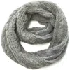 Nirvana Designs Trinitas Lined Infinity Scarf In Gray