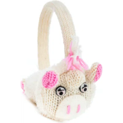 Nirvana Designs Unicorn Earmuffs In White