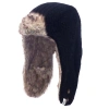 Nirvana Designs Winter Trapper Hat In Black