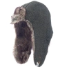 Nirvana Designs Winter Trapper Hat In Olive