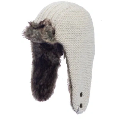 Nirvana Designs Winter Trapper Hat In White