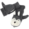 Nirvana Designs Wolf Cover Mittens In Grey