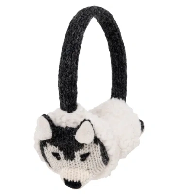 Nirvana Designs Wolf Earmuffs In White