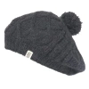 Nirvana Designs Yves Beret In Charcoal