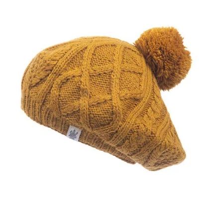 Nirvana Designs Yves Beret In Honey