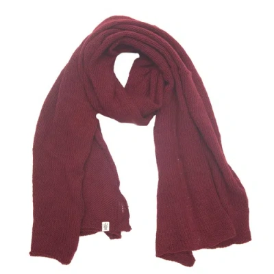 Nirvanna Designs Air Wrap Scarf In Red