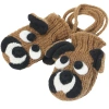 Nirvanna Designs Bulldog Mittens In Brown