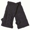 Nirvanna Designs Cable Handwarmers In Black