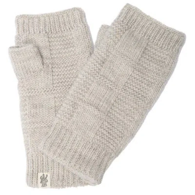 Nirvanna Designs Checkered Handwarmers In Gray