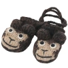 Nirvanna Designs Cheetah Monkey Mittens In Brown