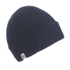 Nirvanna Designs Clyde Rib Fold Cap In Navy