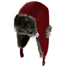 Nirvanna Designs Fern Hat In Burgundy