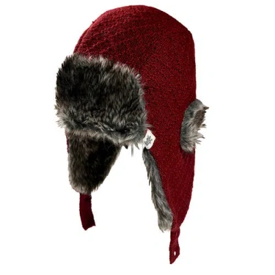 Nirvanna Designs Fern Hat In Burgundy