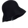 Nirvanna Designs Joplin Sun Hat In Black