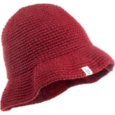 Nirvanna Designs Joplin Sun Hat In Burgundy