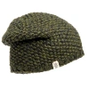 Nirvanna Designs Marich Pattern Long Pull On Cap In Olive